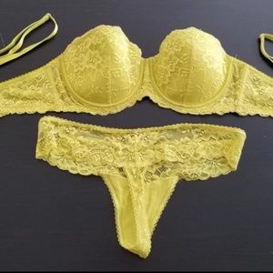 Florescent Green Bra & Panty